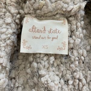 Cream Alter’d State vest. Size XS